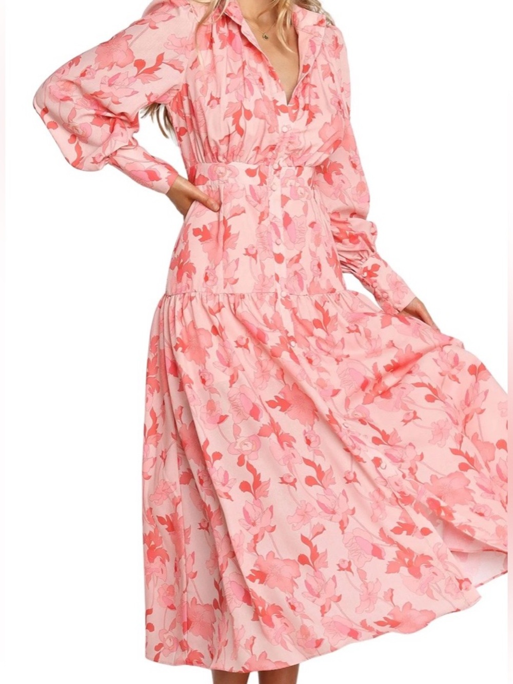 Petal & Pup Floral Forever Maxi Dress NWT Size US 6